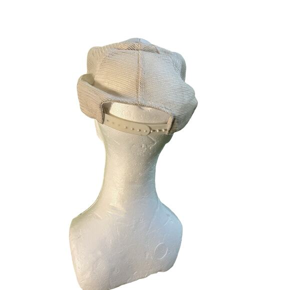 Vintage V.I.P. Very Irish Person Trucker Hat White Green Mesh SnapBack - Picture 2 of 5